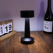 GlowEase – Wireless Rechargeable Table Lamp with Touch Dimming