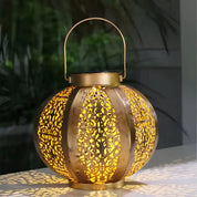 GlowMist – Solar Powered Hanging Table Lamp