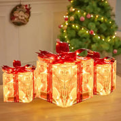 Festira – Lighted Christmas Gift Boxes (Set of 3)