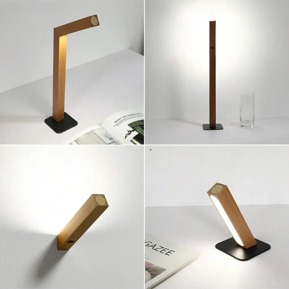 GlowFlex – Rechargeable Rotating LED Table Lamp