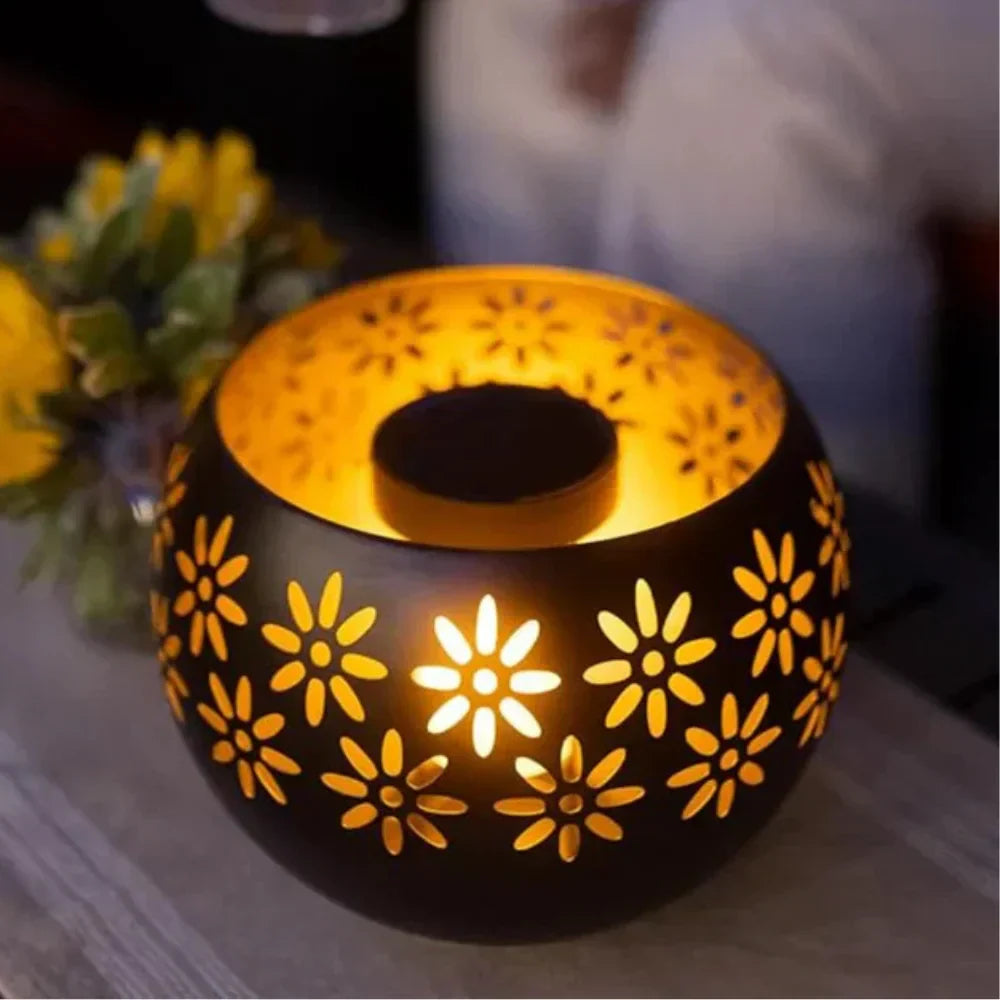 BloomGlow – Solar Waterproof Candle Table Lamp