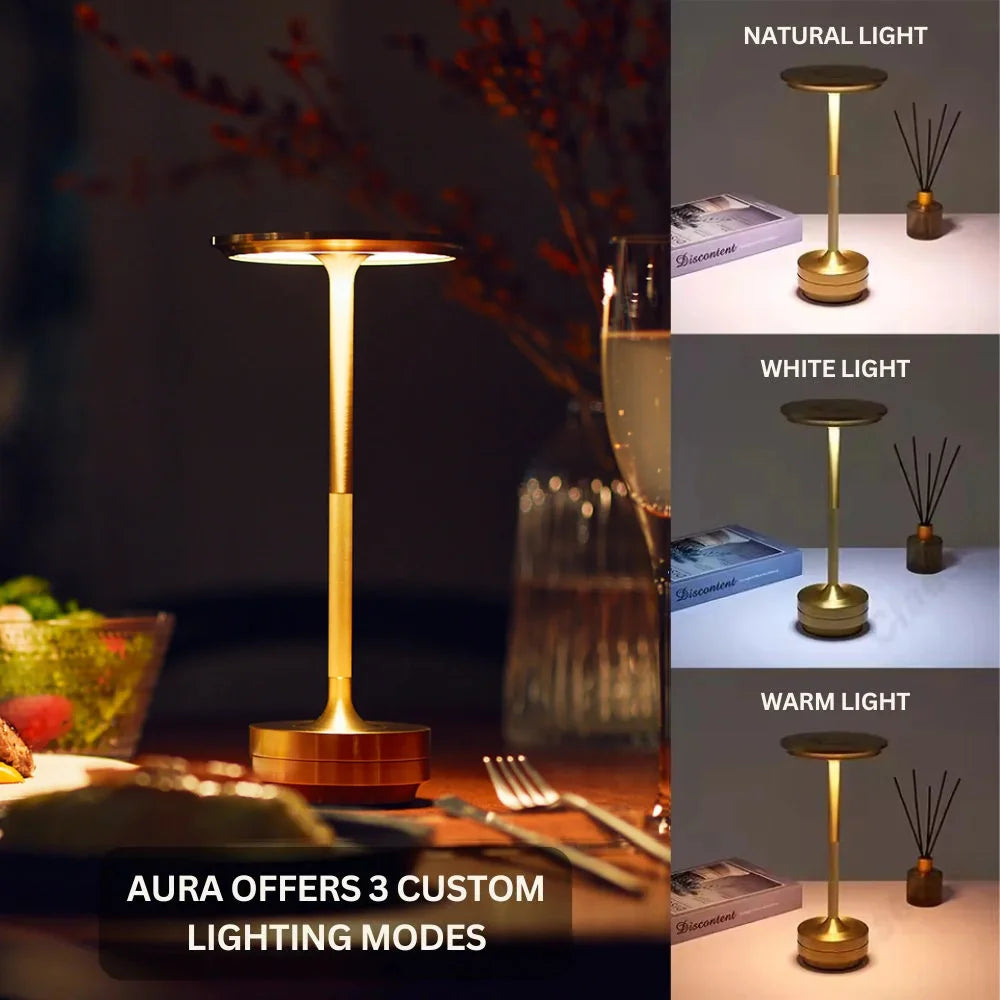 Aura – Wireless Table Lamp with Adjustable Glow