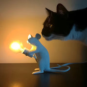 WhiskerGlow – Mouse-Shaped LED Table Lamp