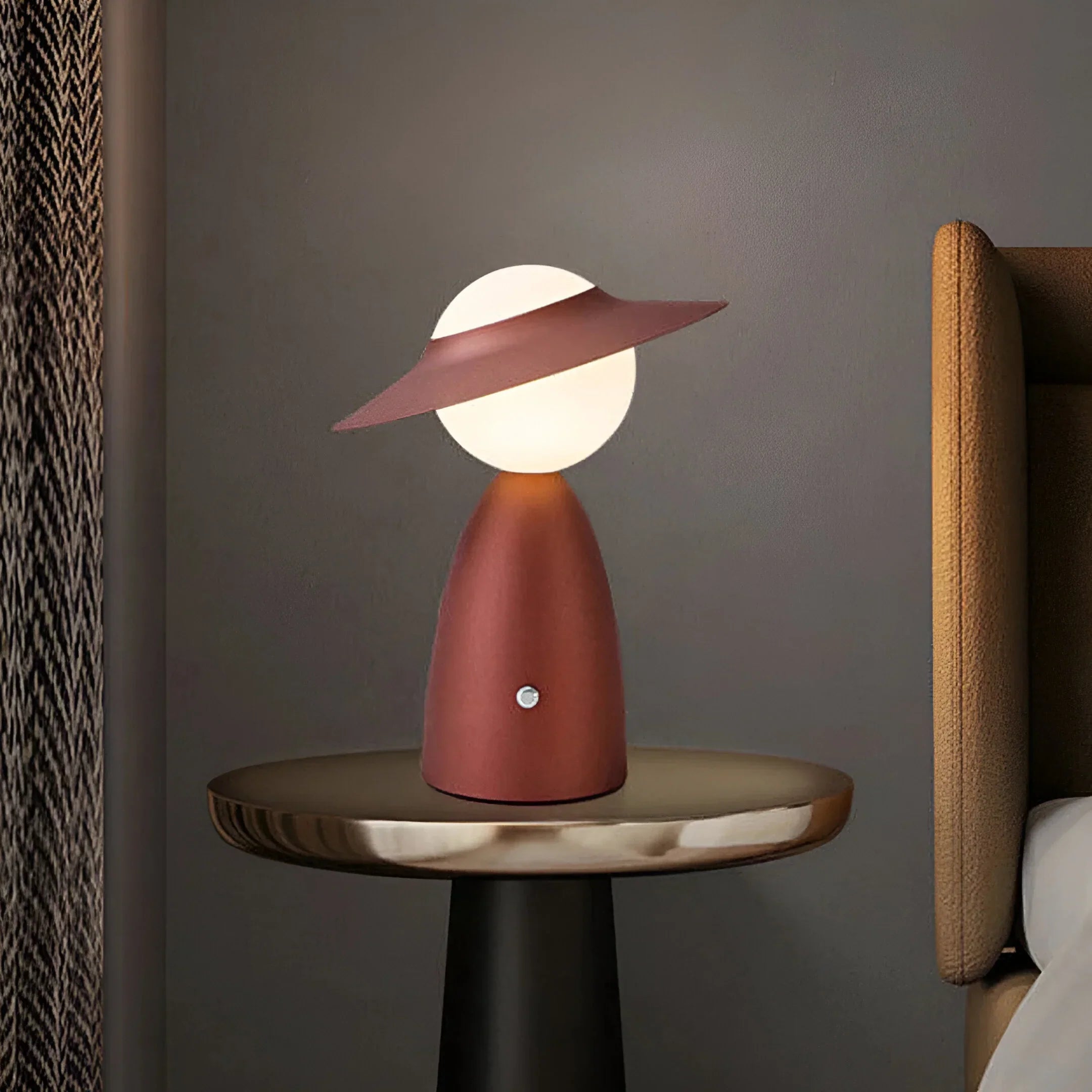 GlowEase – Wireless Rechargeable & Portable Table Lamp