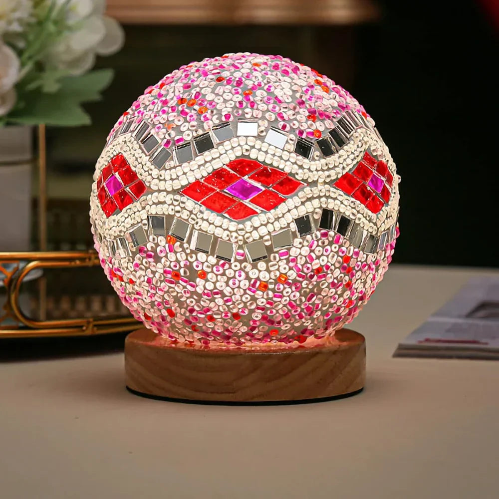 MosaGlow – Handmade Mosaic Glass Table Lamp