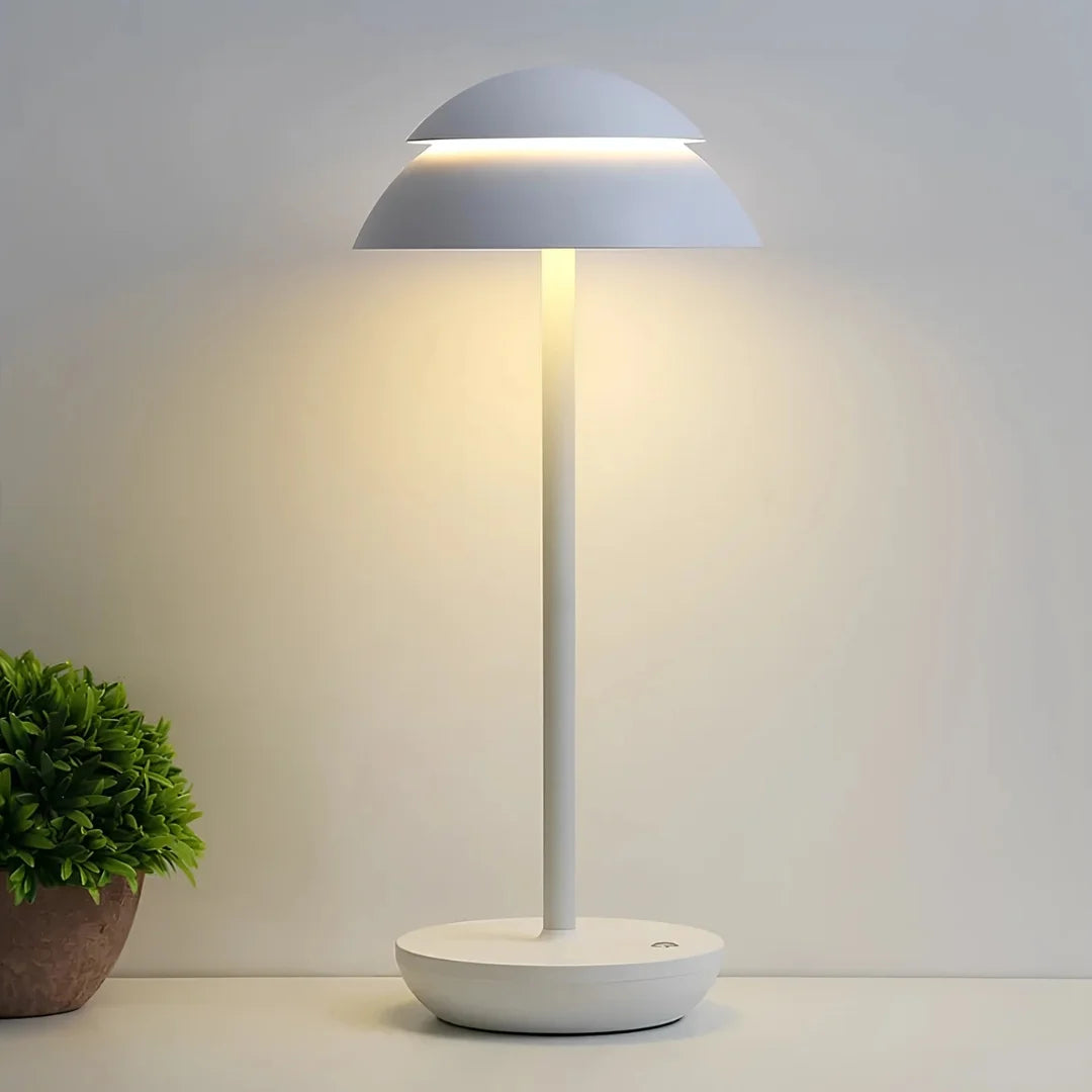 GlowPort – Wireless Mushroom LED Table Lamp