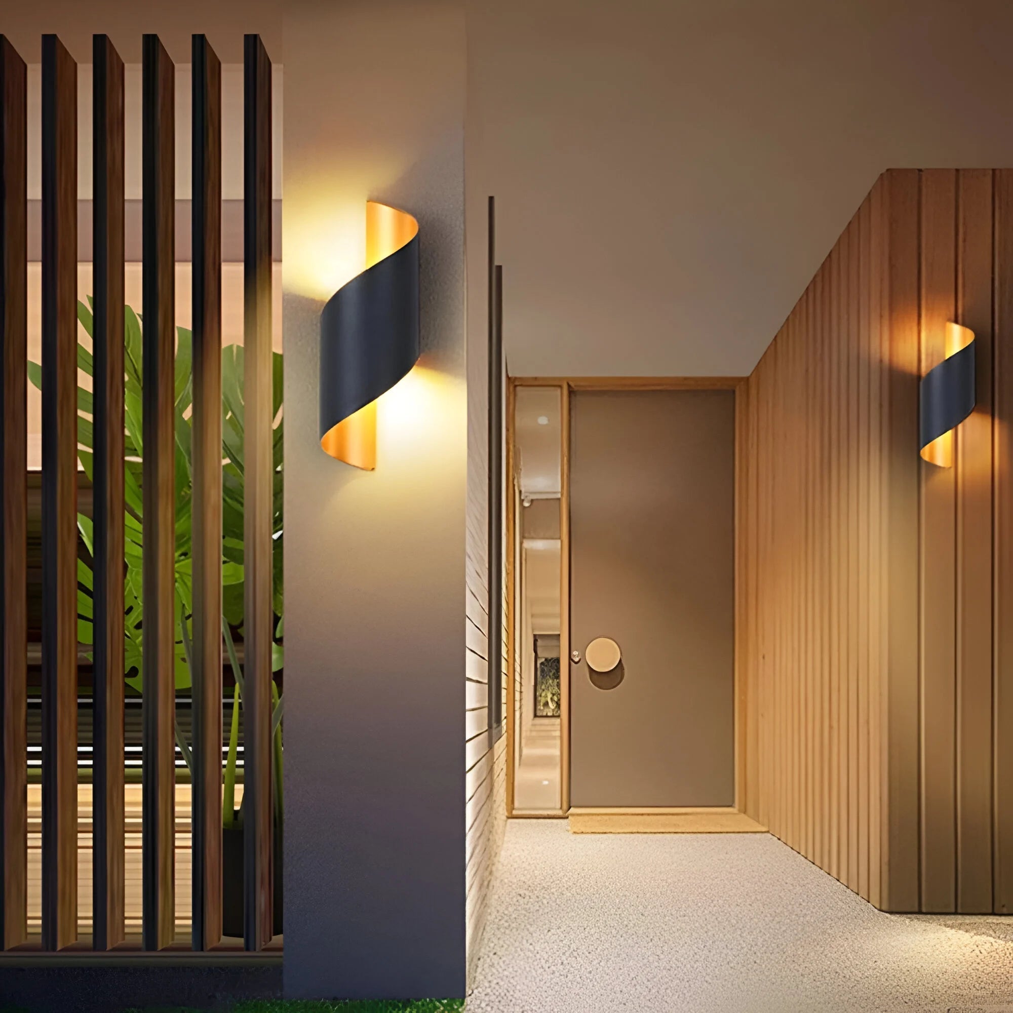 LumiTwist – Modern Twisted LED Wall Light 0
