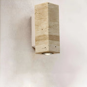 StoneLuxe – Natural Travertine Wall Light 1