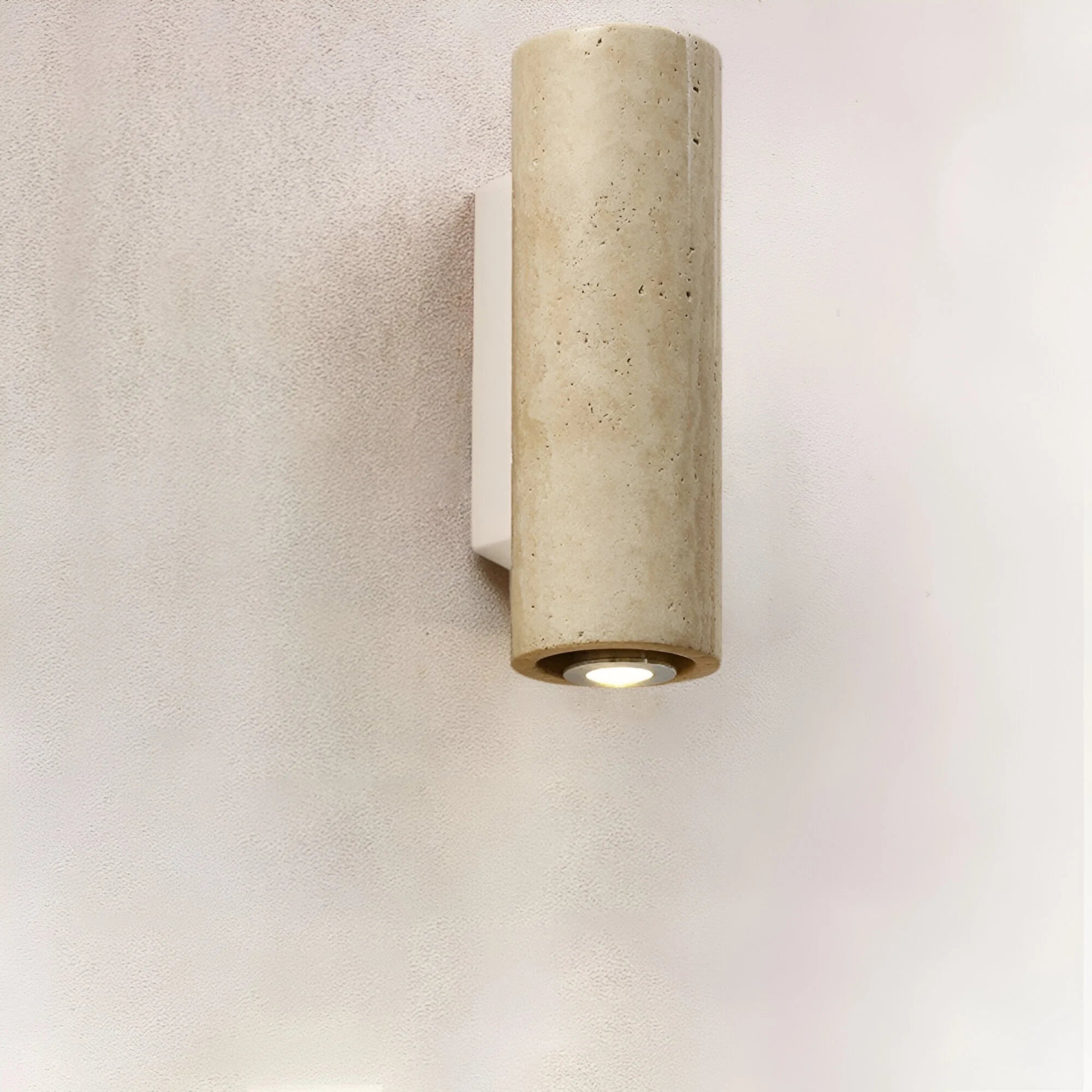 StoneLuxe – Natural Travertine Wall Light 3