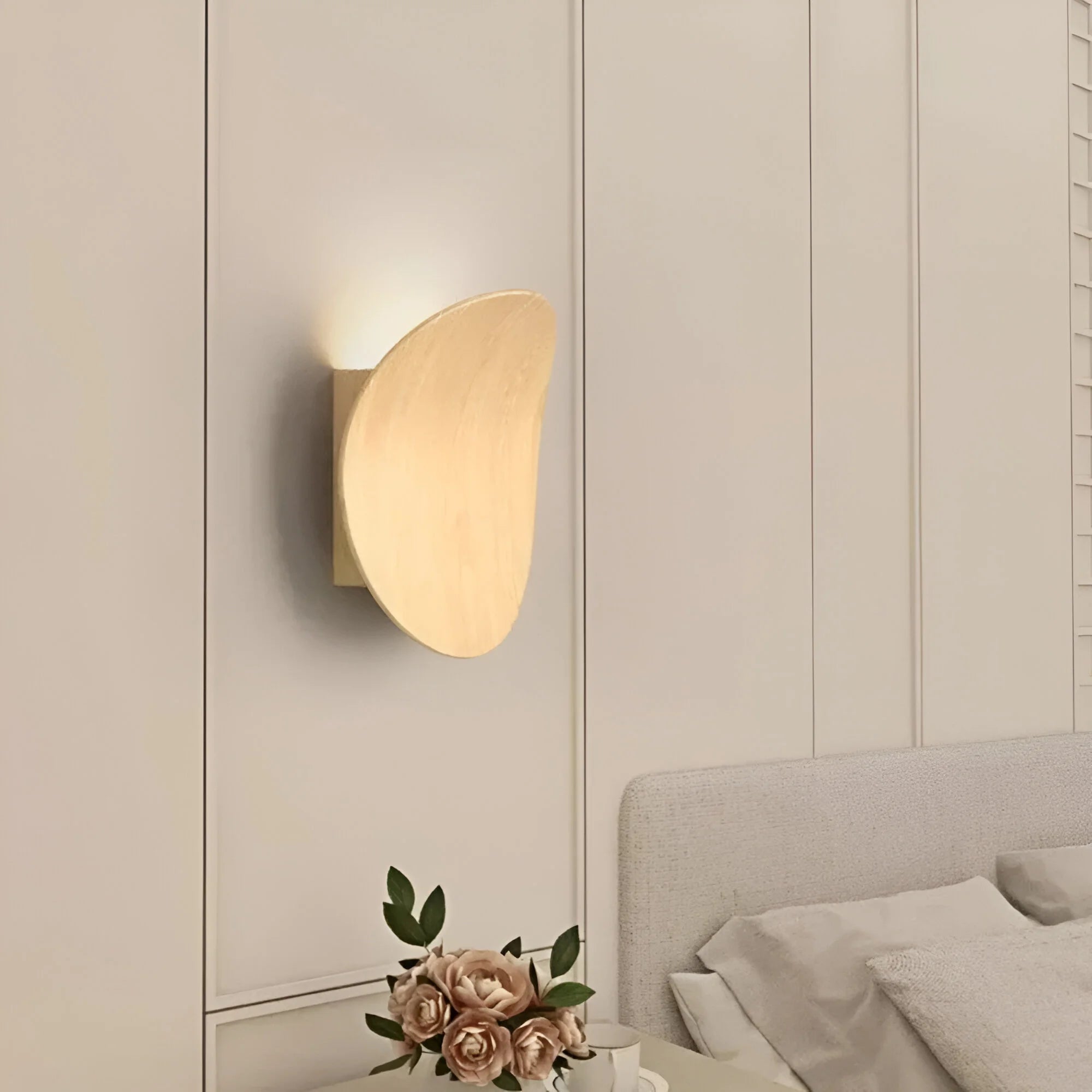WoodLume – Curved Wooden Wall Light 0
