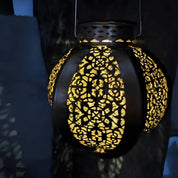 GlowMist – Solar Powered Hanging Table Lamp