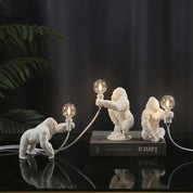 LumoGorilla – Resin Night Table Lamp