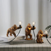 LumoGorilla – Resin Night Table Lamp